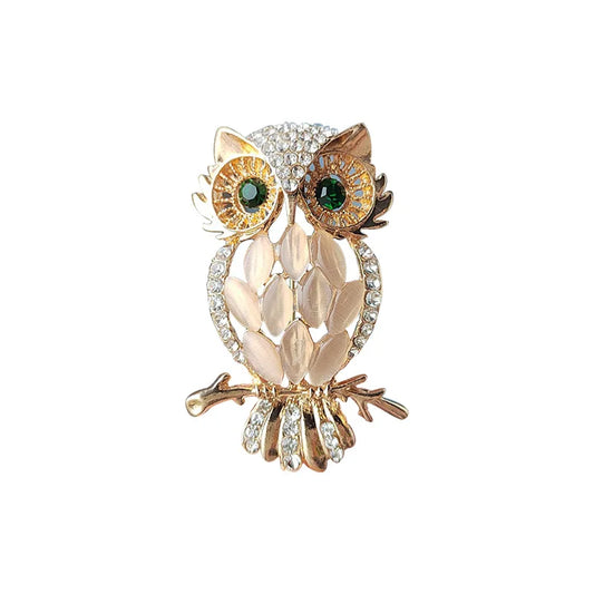 Dazzling Owl Charm: Crystal Pin---your new go-to accessory for adding a whimsical sparkle to any outfit! 🦉💖